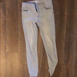 Soft light wash jean